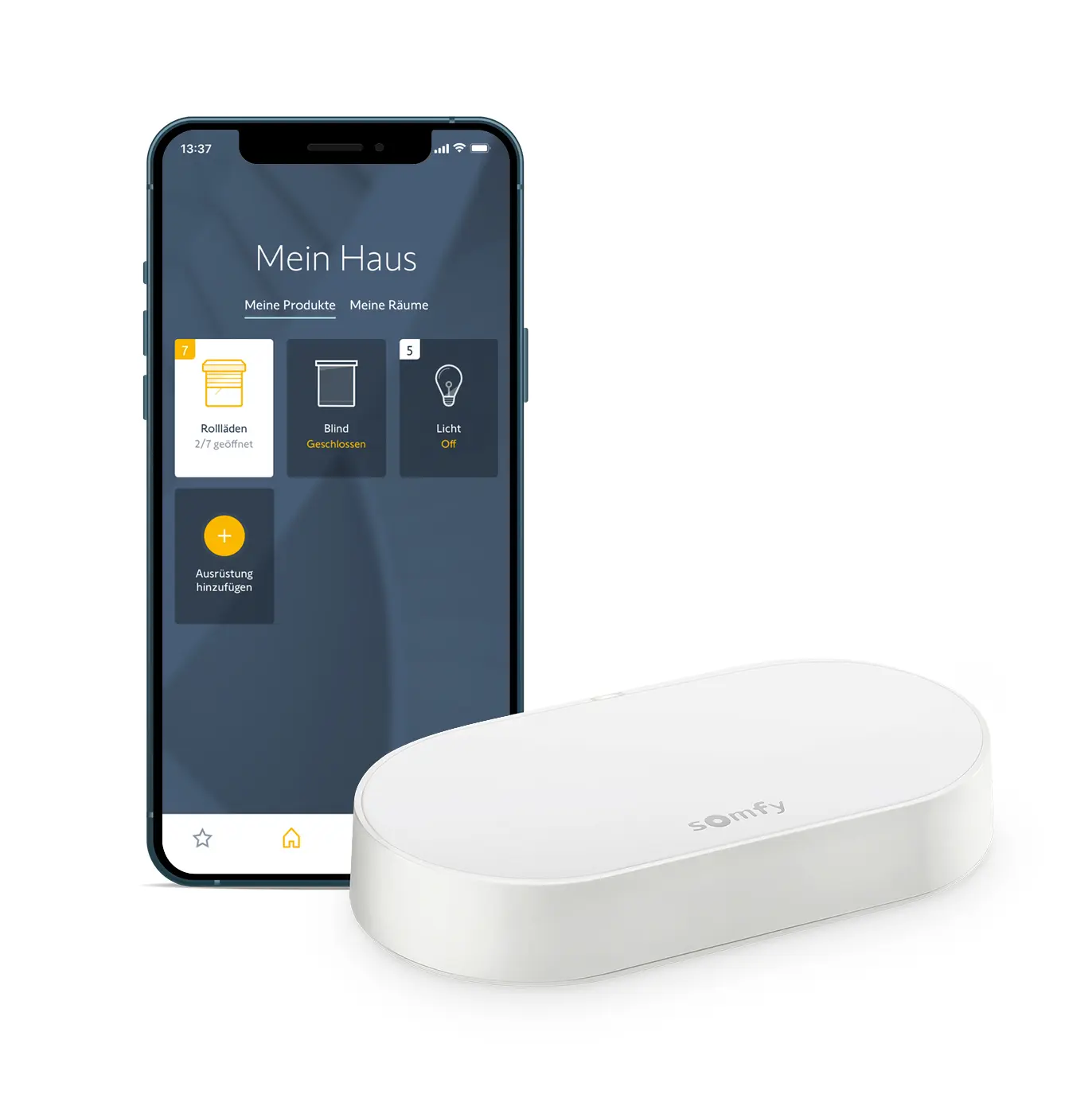 Konnektivität Smart Home Smartphone App (Foto Somfy)