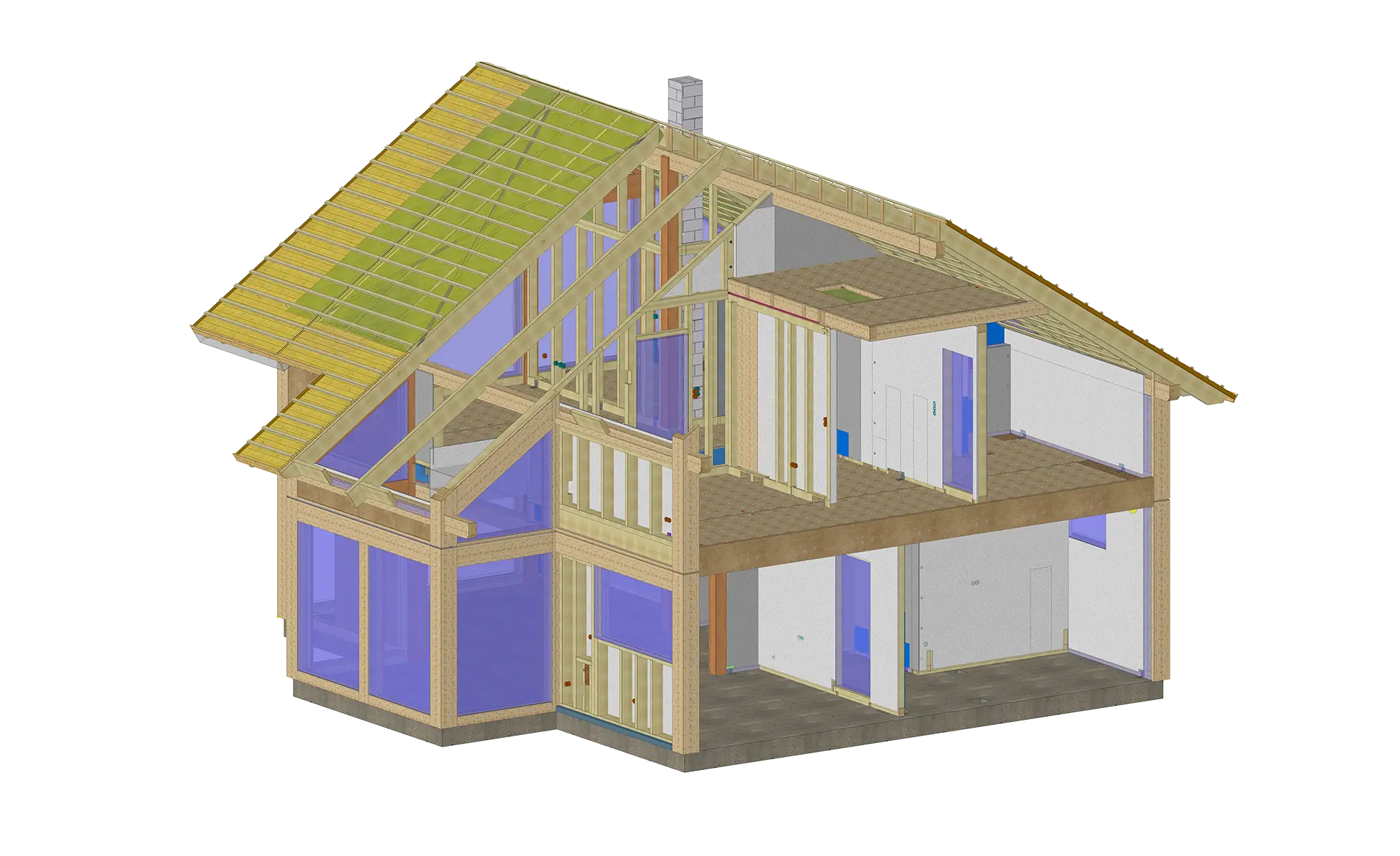 CAD 3D Gebäudemodell